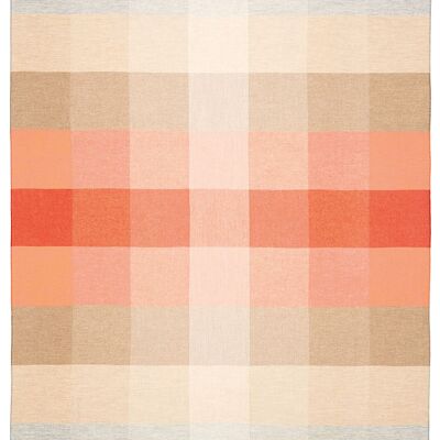 Blanket KRETA cream/light gray/natural/orange