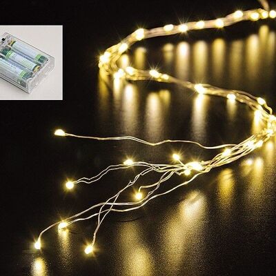 Chaine lumineuse filaire 40 LED
