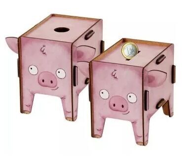 Money box four-legged pig