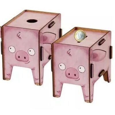 Money box four-legged pig