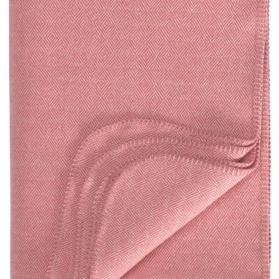 Blanket ABERDEEN dark pink