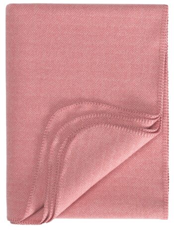 Couverture ABERDEEN rose foncé 1