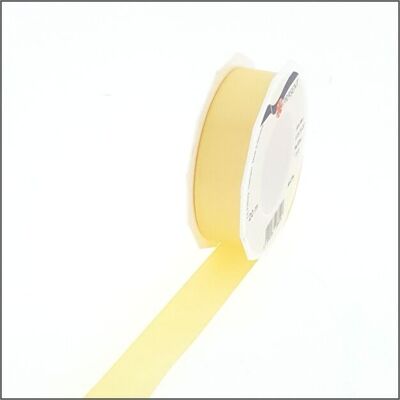 Satin ribbon – cream – 25 mm x 20 meters