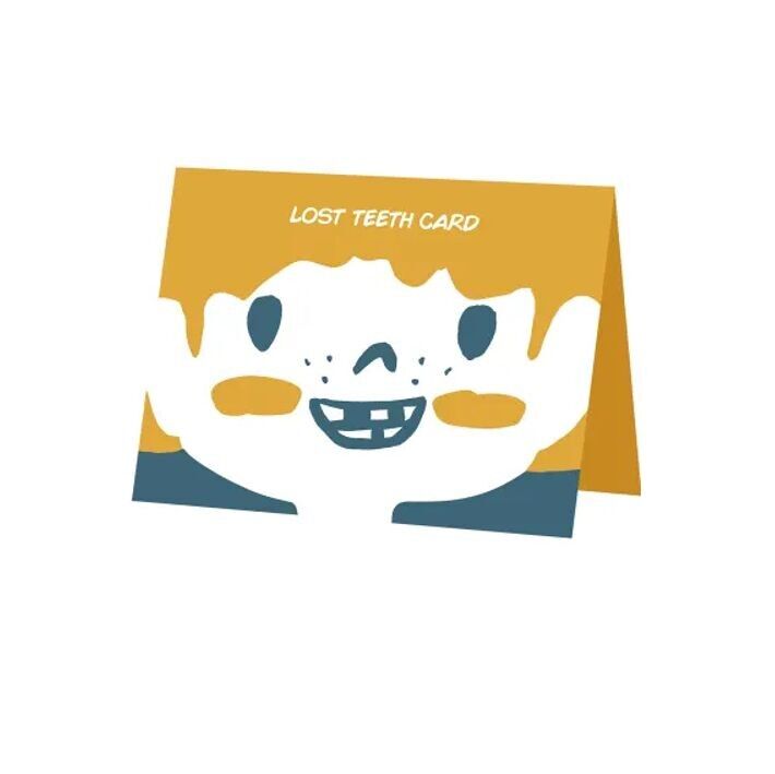 Carte Dents Perdues (Pack de 5)