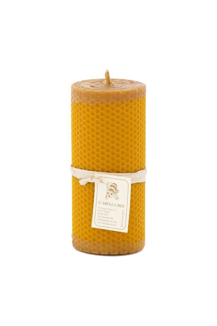 Candela di cera d'api n. 8