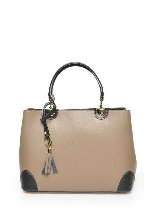 AW23 IR 462_NERO FANGO_Top Handle Bag