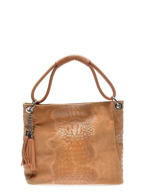 AW23 LV 874_COGNAC_Top Handle Bag