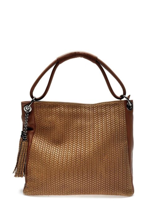 AW23 LV 8115_COGNAC_Top Handle Bag