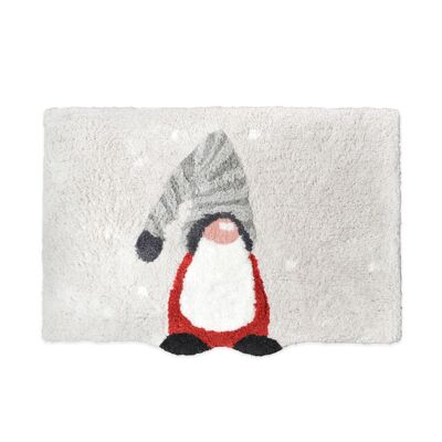 Gonk Weihnachts-Badematte – rutschfester, festlicher handgetufteter Teppich