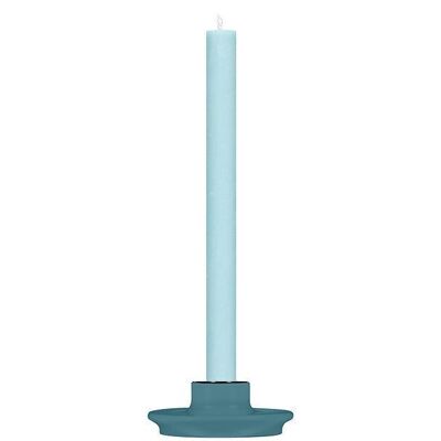 Small Pompadour Blue Candleholder