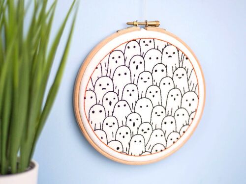 Ghosts Halloween Embroidery Kit