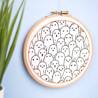 Ghosts Halloween Embroidery Kit