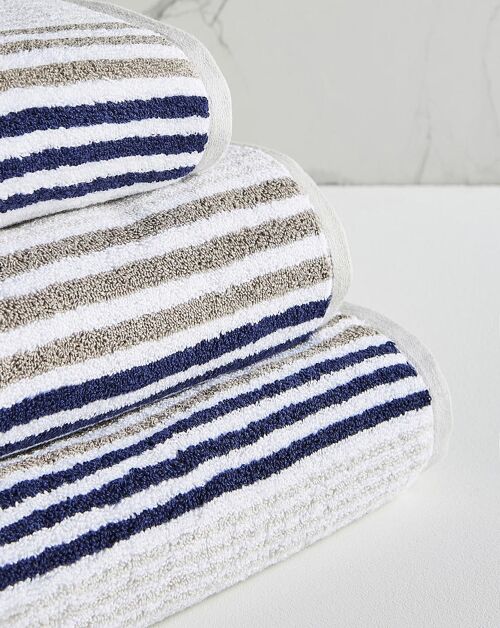 Merlin Striped Towels - 100% Cotton