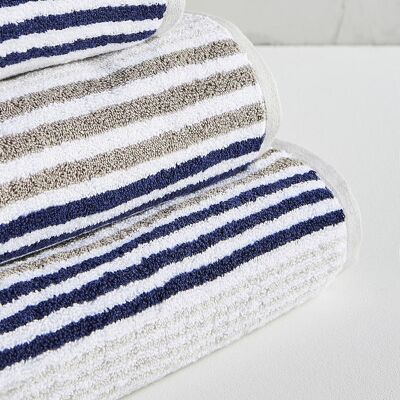 Merlin Striped Towels - 100% Cotton