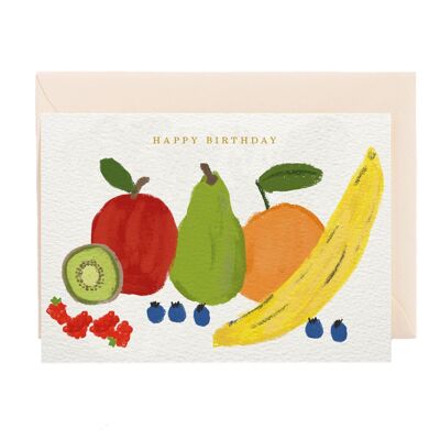 Fruits de joyeux anniversaire