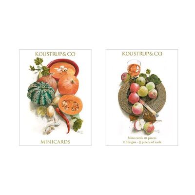 Minikarten Herbst - Kürbissuppe