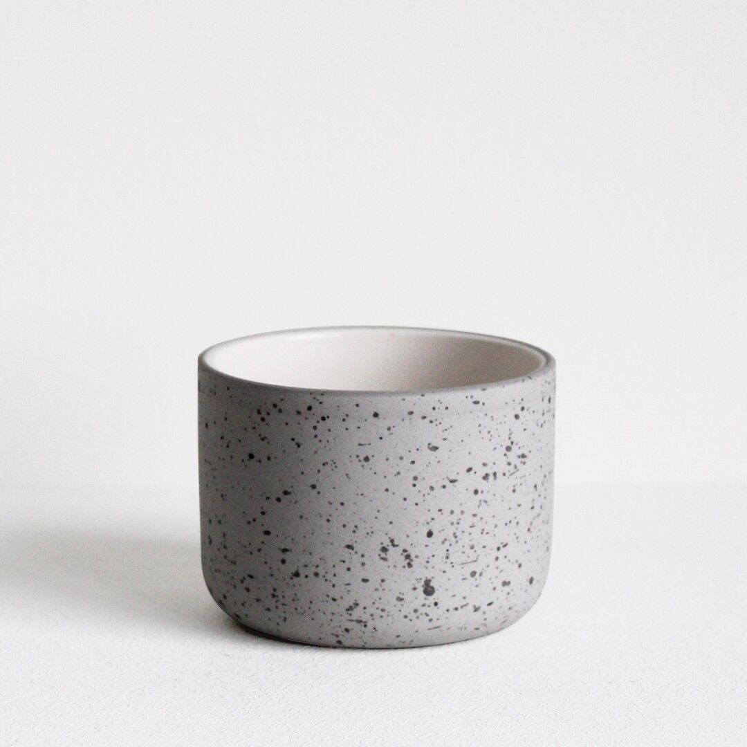 Cappuccino mug Fundament | speckled / white