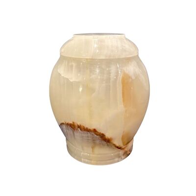 Onyx Ash Urn | Stone Cremation Urn | Ginger Jar