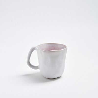 Tasse Nature Shape Blanc Rose Clair 300ml