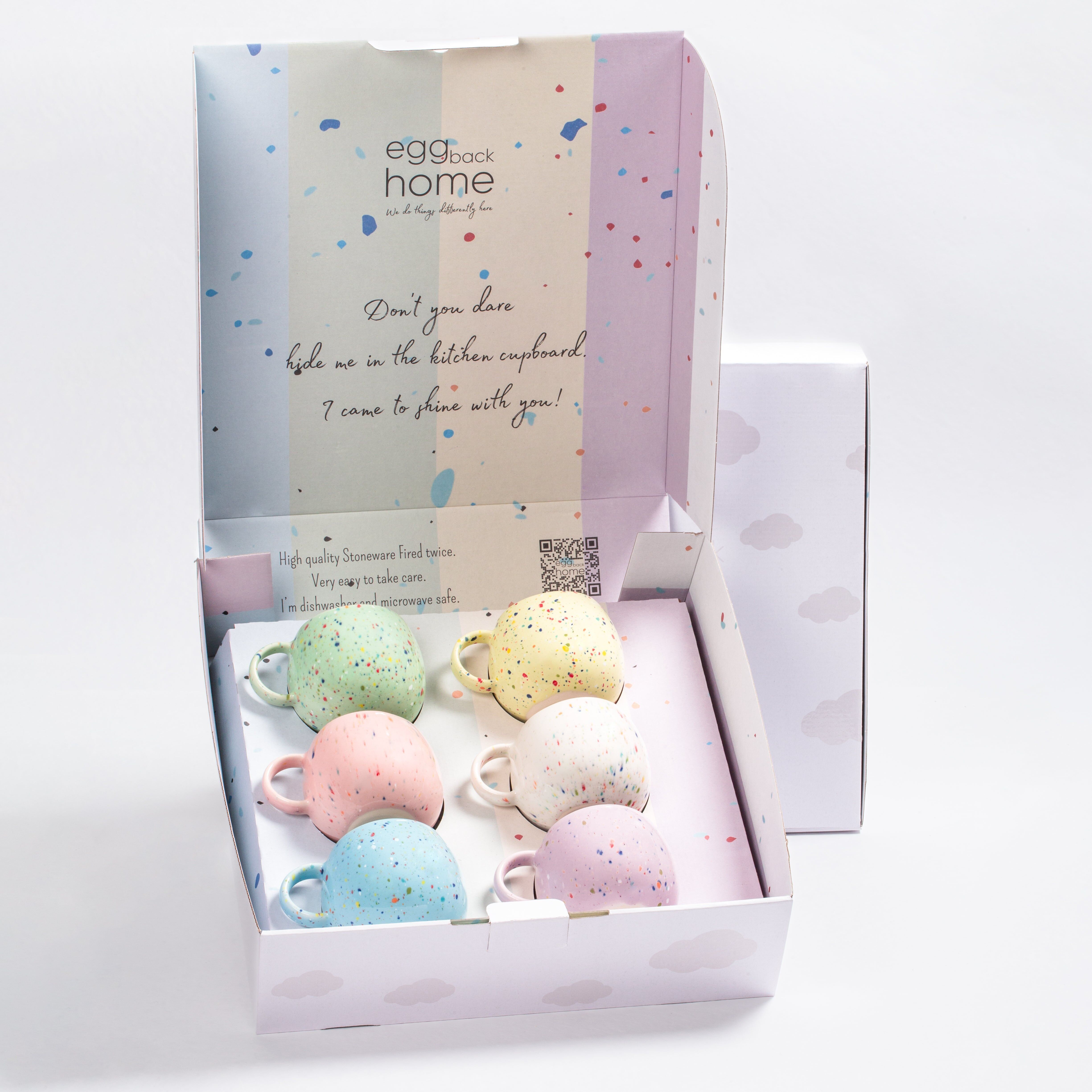 Neu Party Ball Becher 250ml - Mix 6 Stück