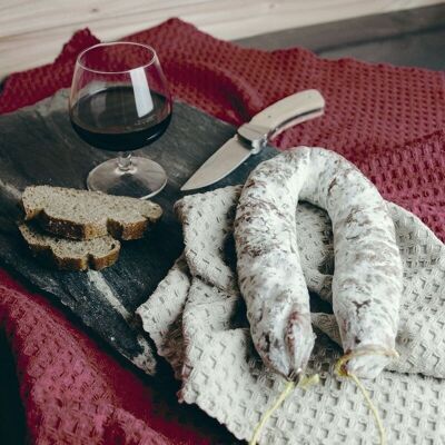 Saucisse de porc et canard