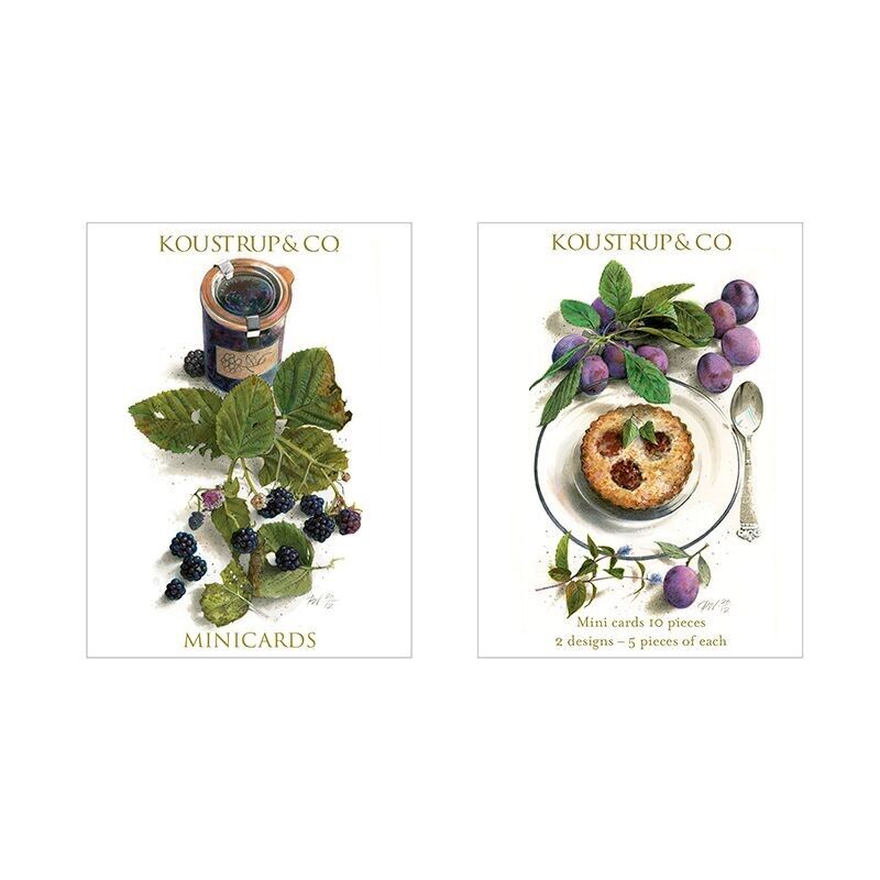 Minicards autunno - Marmellata di more