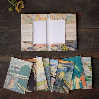 Edvard Munch - 8 cartes avec enveloppes - Fabriqué en Europe 3