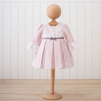 Un paquet de cinq robes de fille élégantes pour occasions spéciales, robe de petite fille 3-24M 3