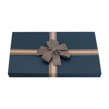 Coffret Cadeau Noeud Gris Bleu - Lot de 5 4