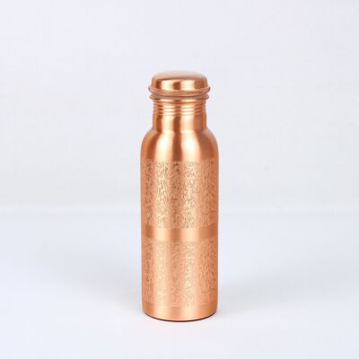 Flower Etching Copper Bottle – 700ML