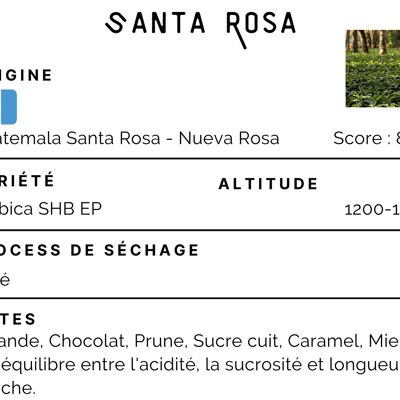 Guatemala Santa Rosa Coffee 100% Arabica