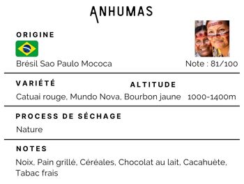 Café Brésil Anhumas 100% Arabica 1