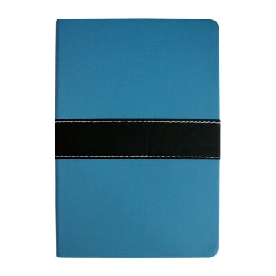 A5 PU Leather Hardbound Notebook - Blue