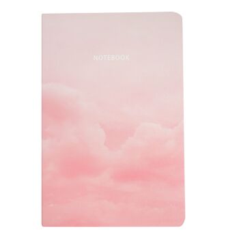 Carnet à Couverture Souple Nuages - Lot de 4 - A5 9