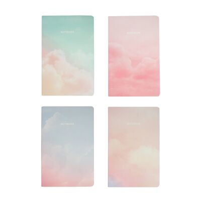 Clouds Softcover Notebook - Set of 4 - A5