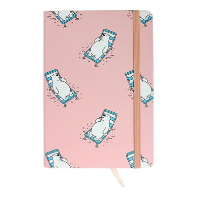 Cuaderno A5 Oso Polar - Rosa