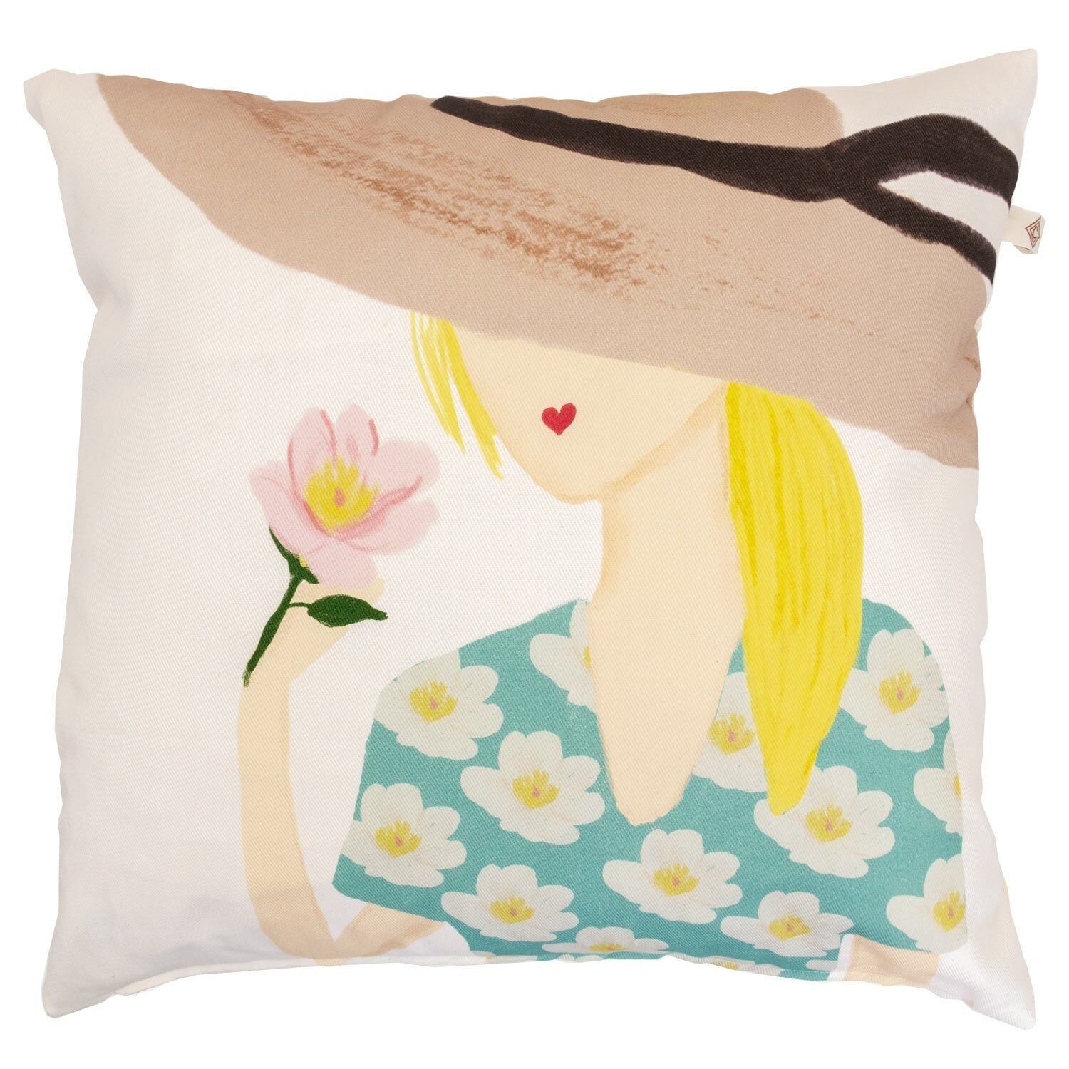 Ragazza con cappello - Kissenhülle