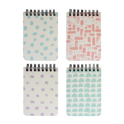 A7 Printed Notebook - Set of 4