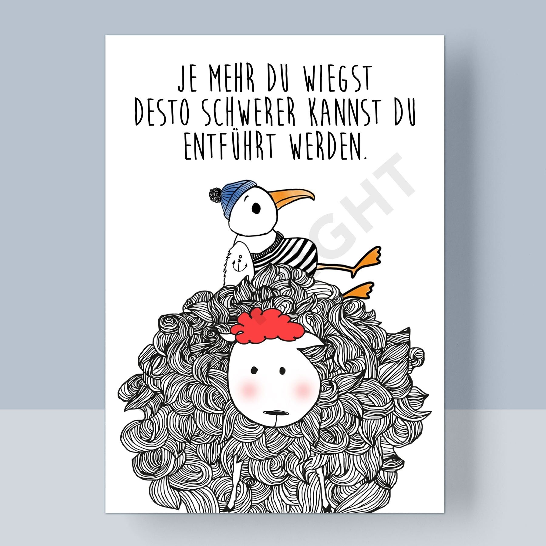 CARTOLINA - NON PUOI ESSERE RAPITO