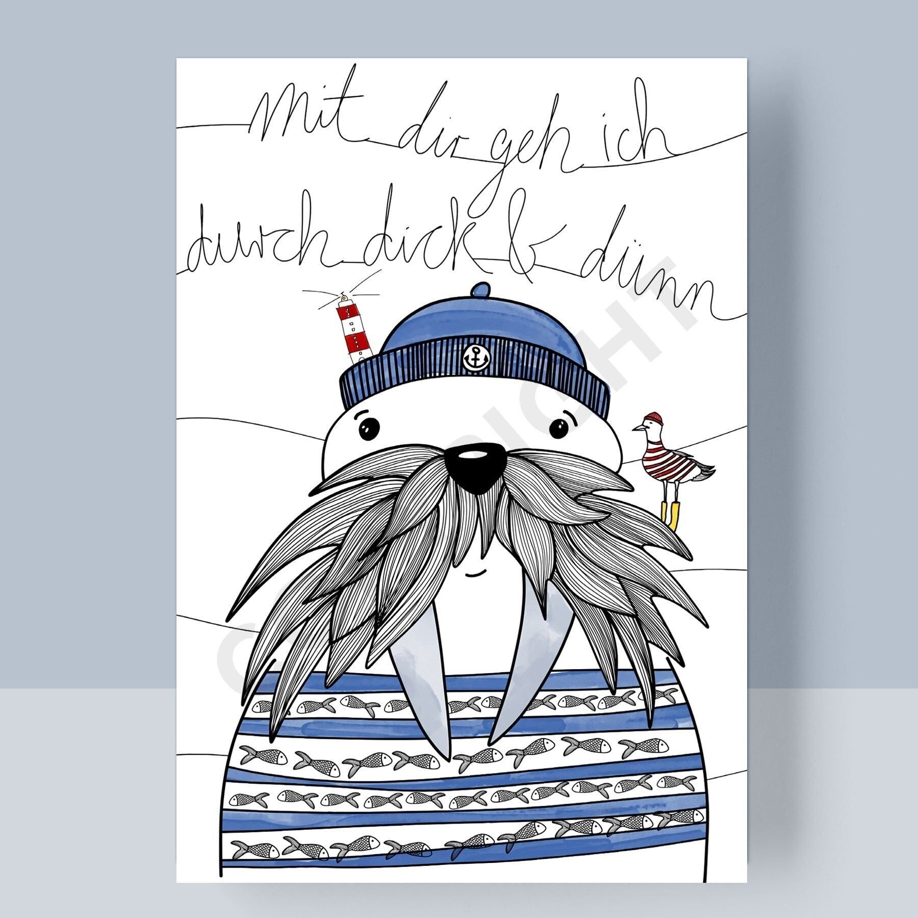 CARTOLINA - CON TE CAMMINO ATTRAVERSO SPESSI E SOTTILI