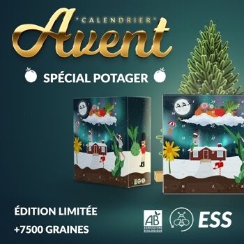 Calendrier de l'avent spécial potager 2