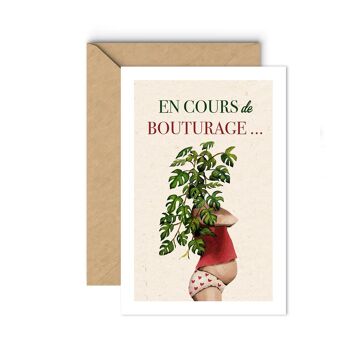 Carte de voeux "En cours de bouturage"