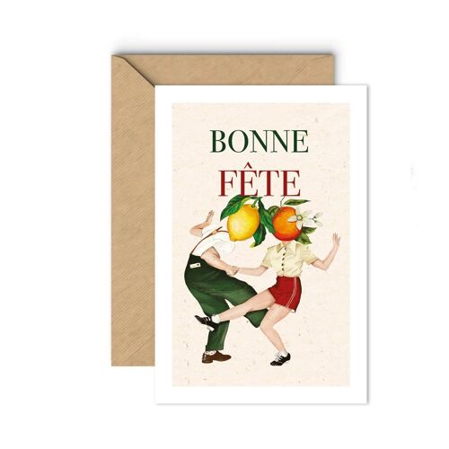 Carte de voeux "Bonne fête"