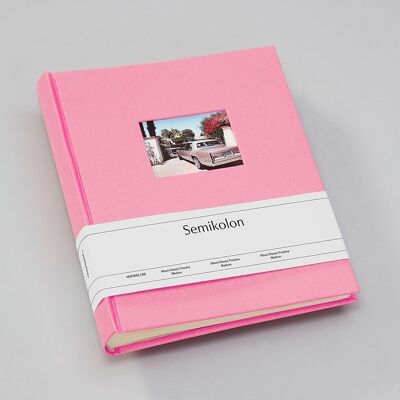 Album Classic Medium Finestra avec fenêtre pour image de couverture, flamant rose