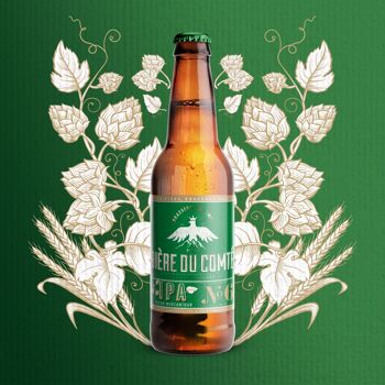 Bière N°6 IPA Bio du Mercantour - Bouteille 33cl 2