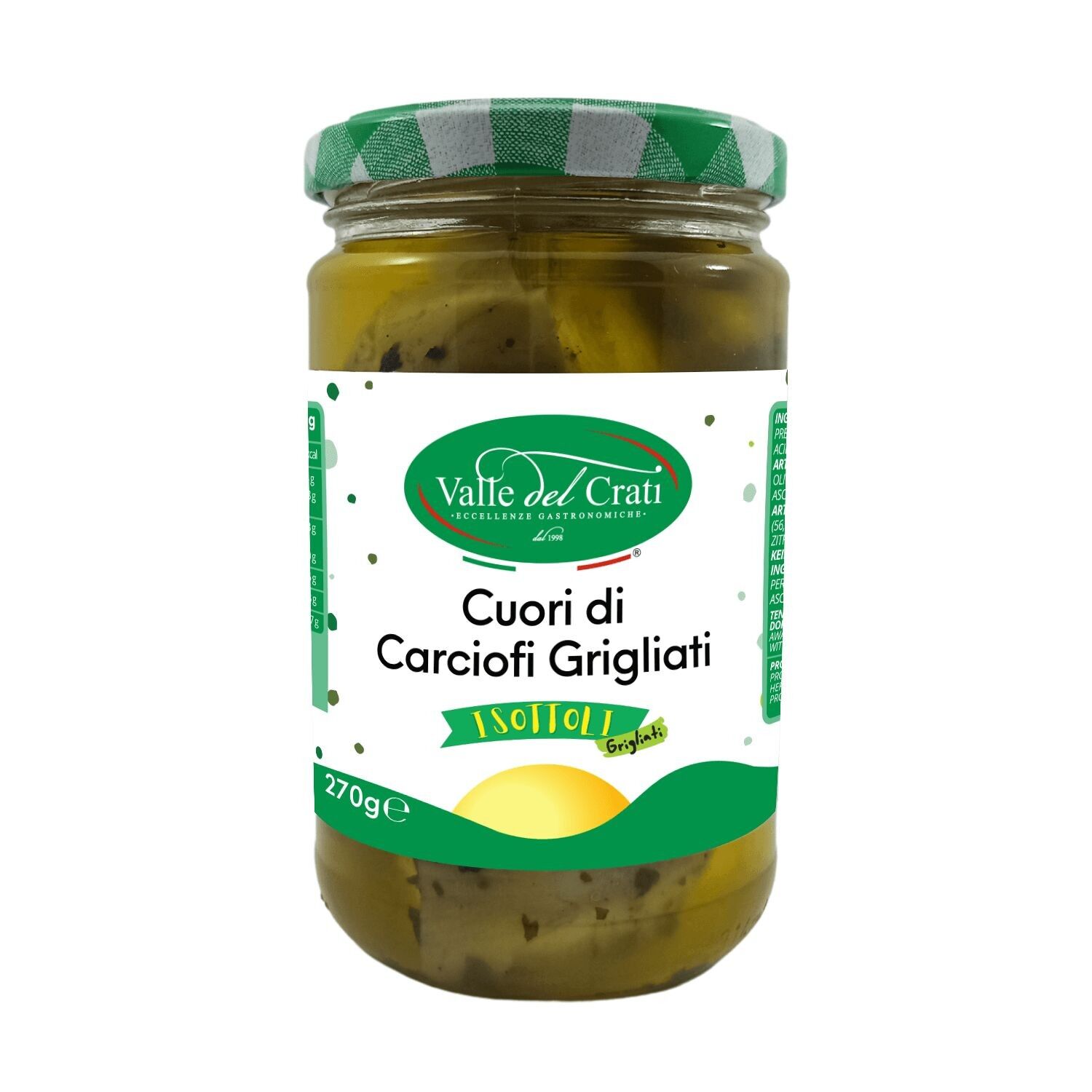 Cuori di Carciofi Grigliati, 270g