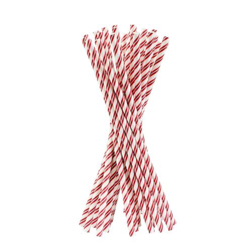 Red Stripes Paper Straw - Pack of 200