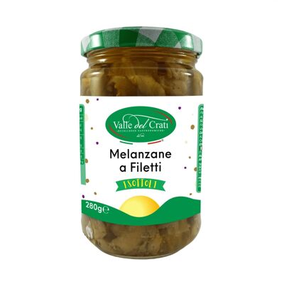 Fillets of aubergines, 280g