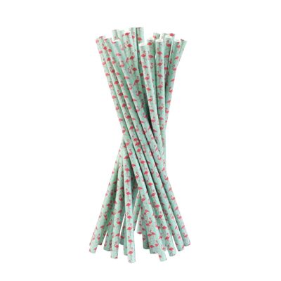Flamingo Paper Straw - Pack of 200