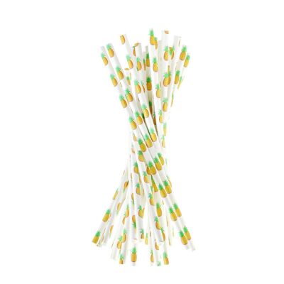 Pineapple Paper Straw - Pack of 200